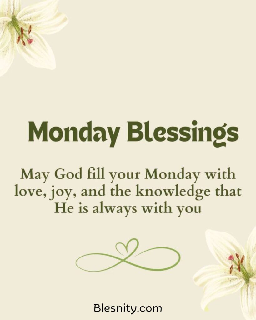 Monday Prayers for Peace and Strength