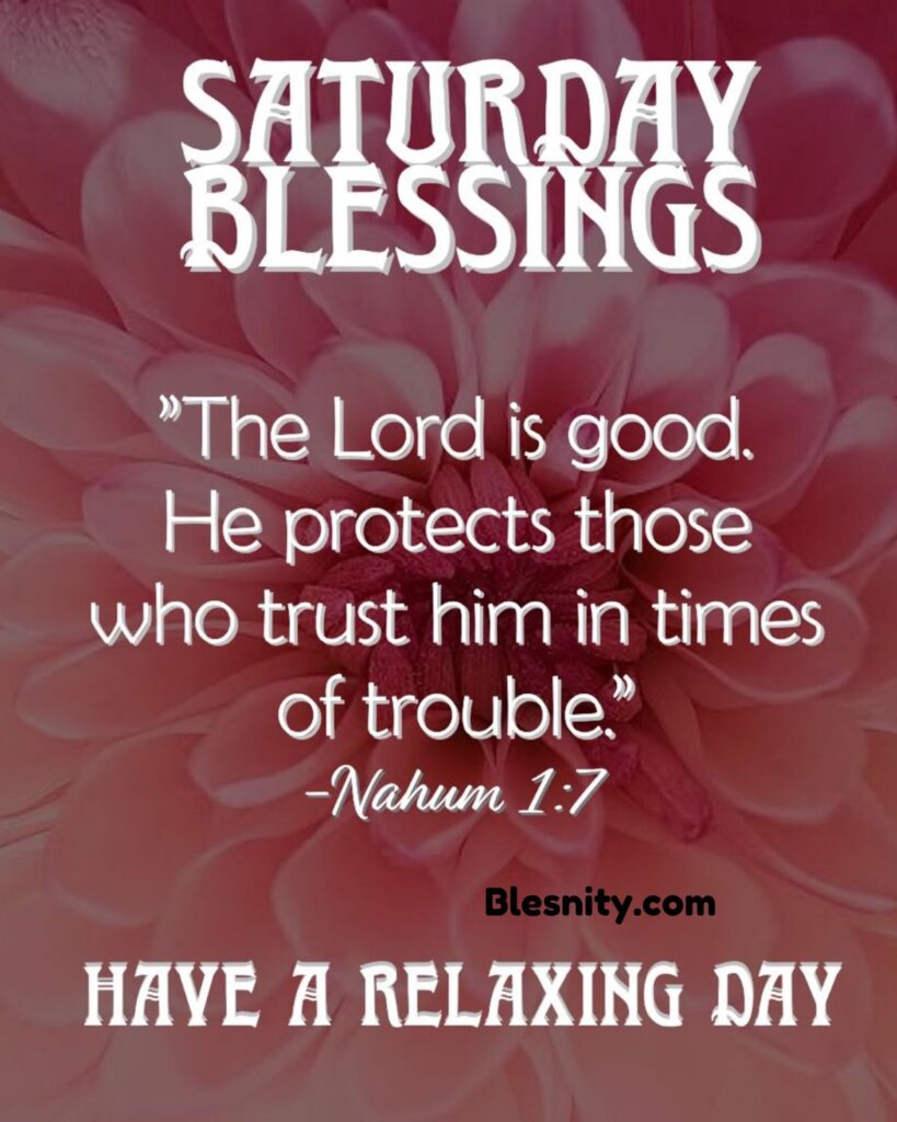 Saturday Afternoon Blessings to Keep Your Day Joyful
