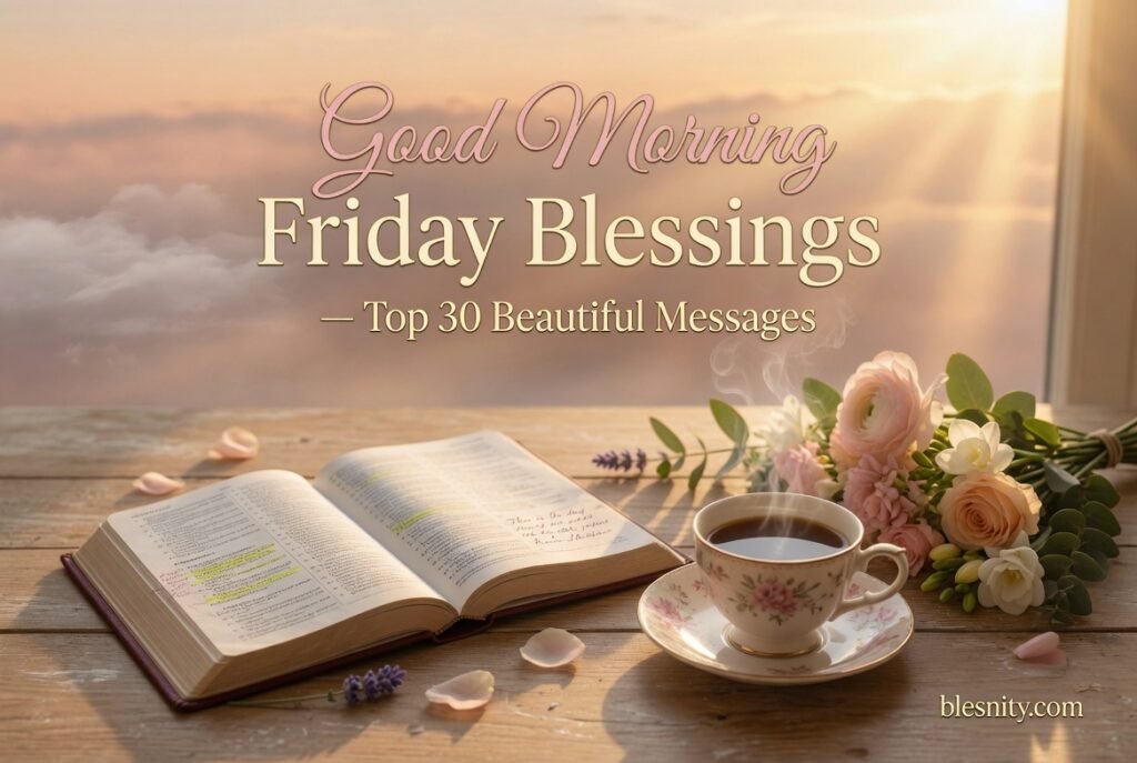 Good Morning Friday Blessings — Top 30 Beautiful Messages
