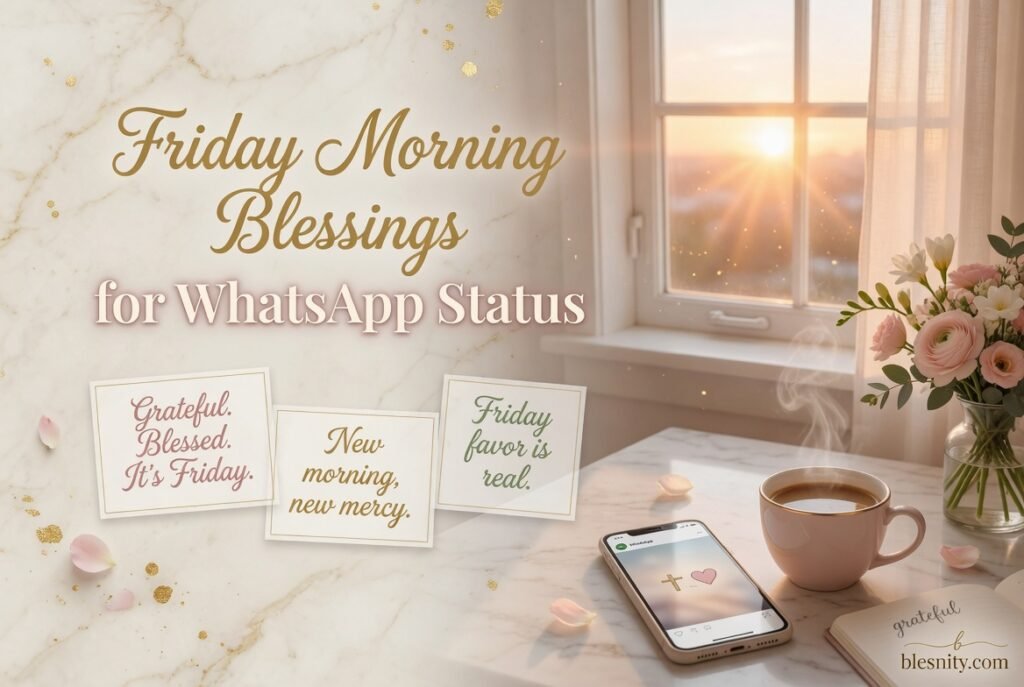 Friday Morning Blessings for WhatsApp Status