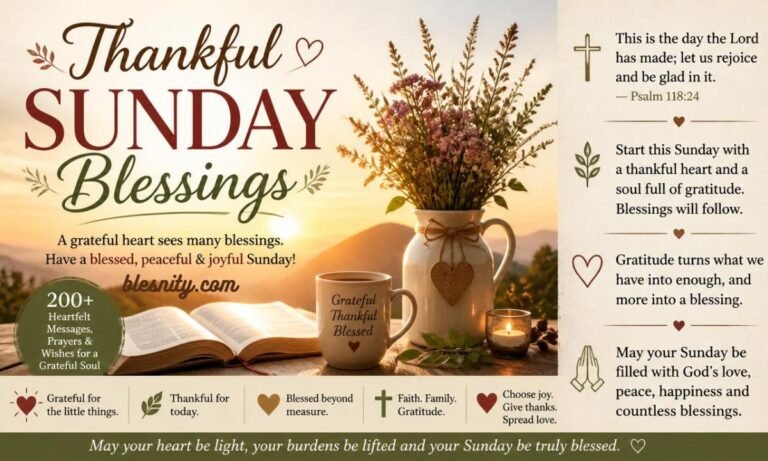 thankful sunday blessings quotes