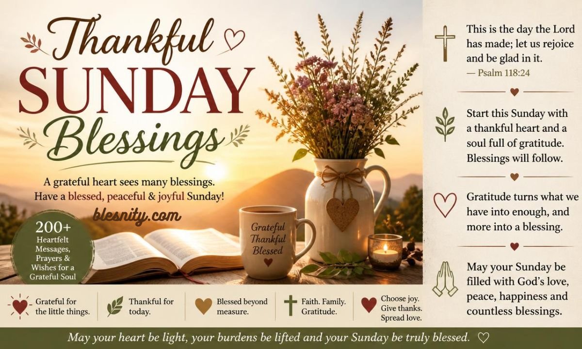 thankful sunday blessings quotes