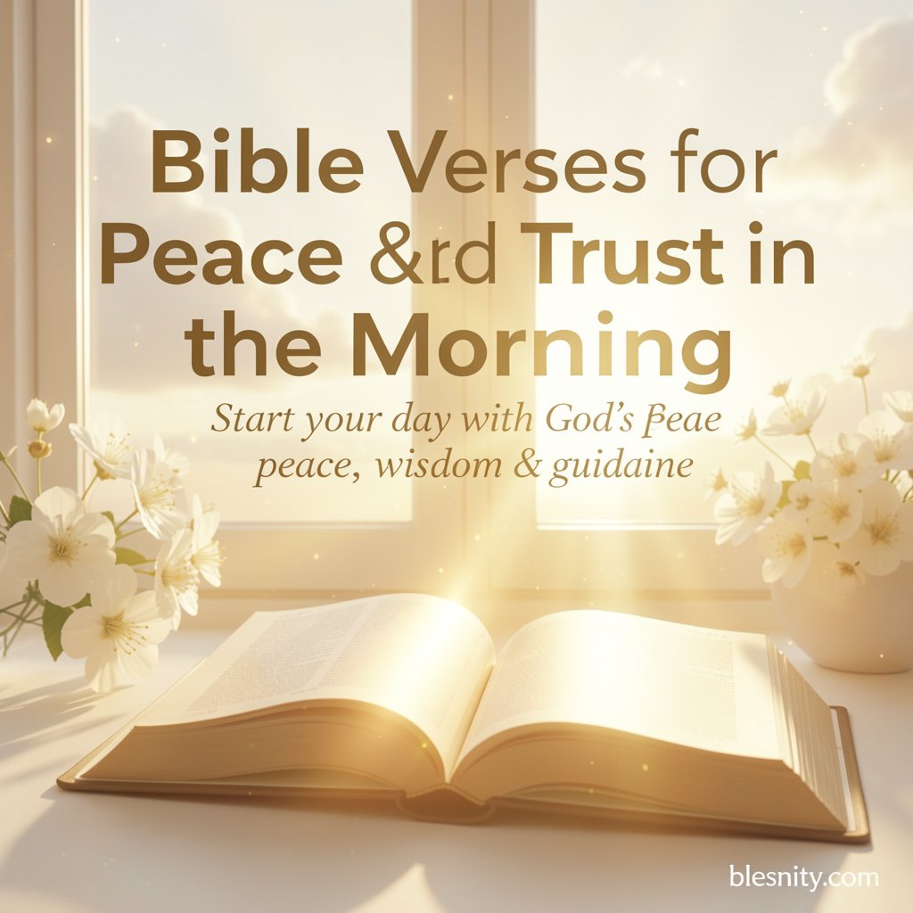 Bible Verses for Peace and Trust in the Morning