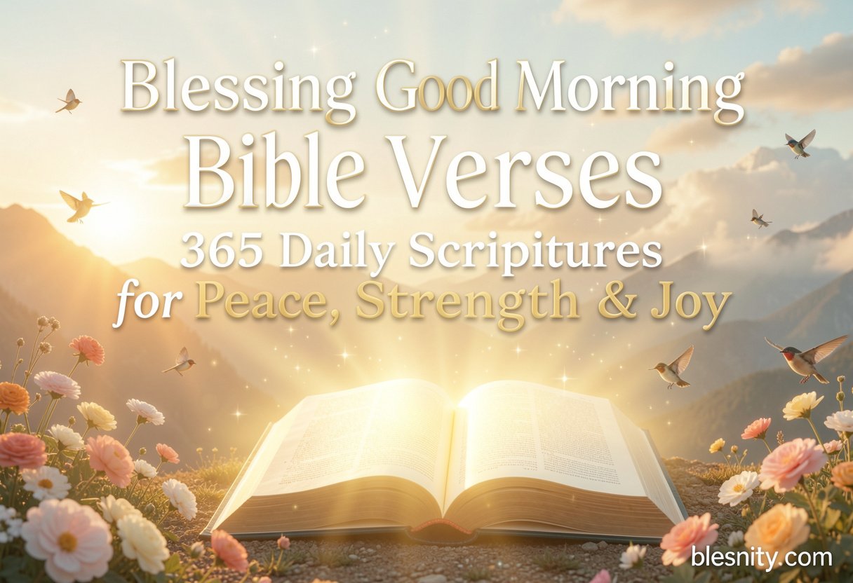 Blessing Good Morning Bible Verses