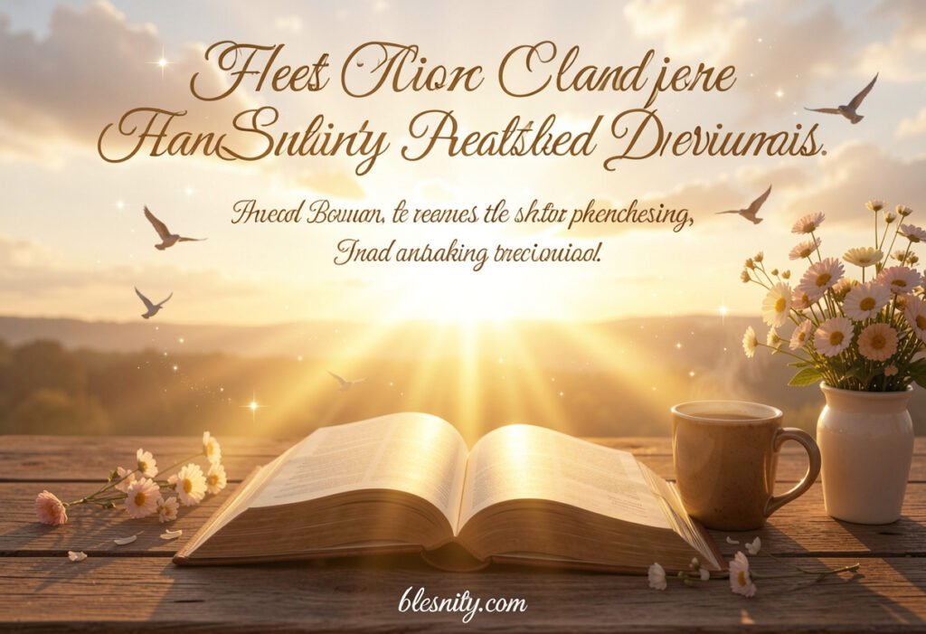10 Morning Blessings from God and His Word